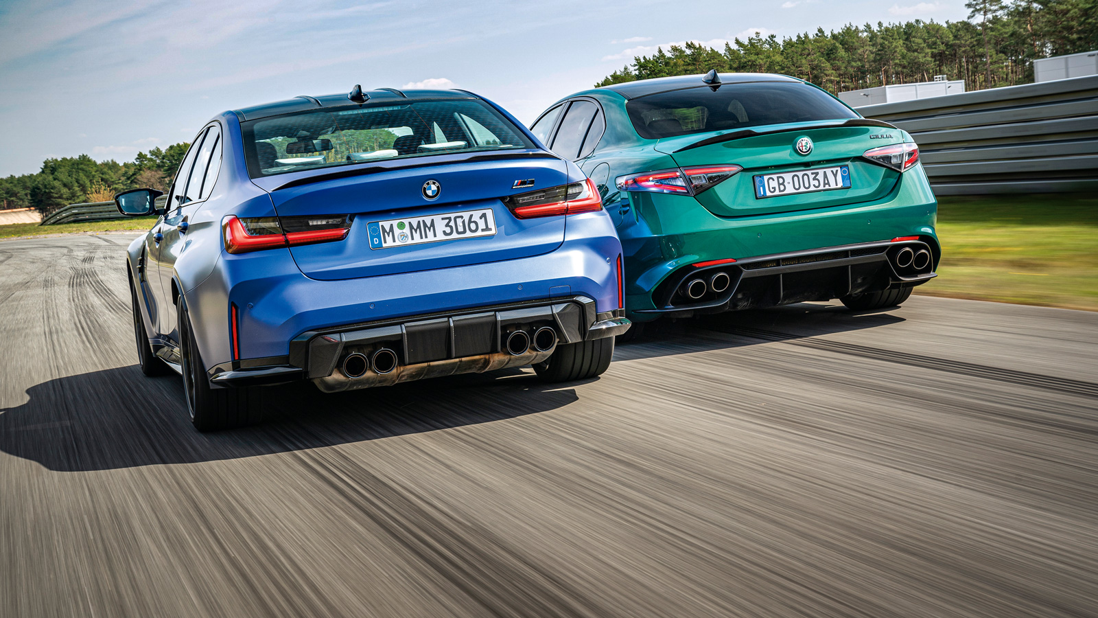 Συγκρίνουμε Alfa Romeo Giulia QV με BMW M3 Competition