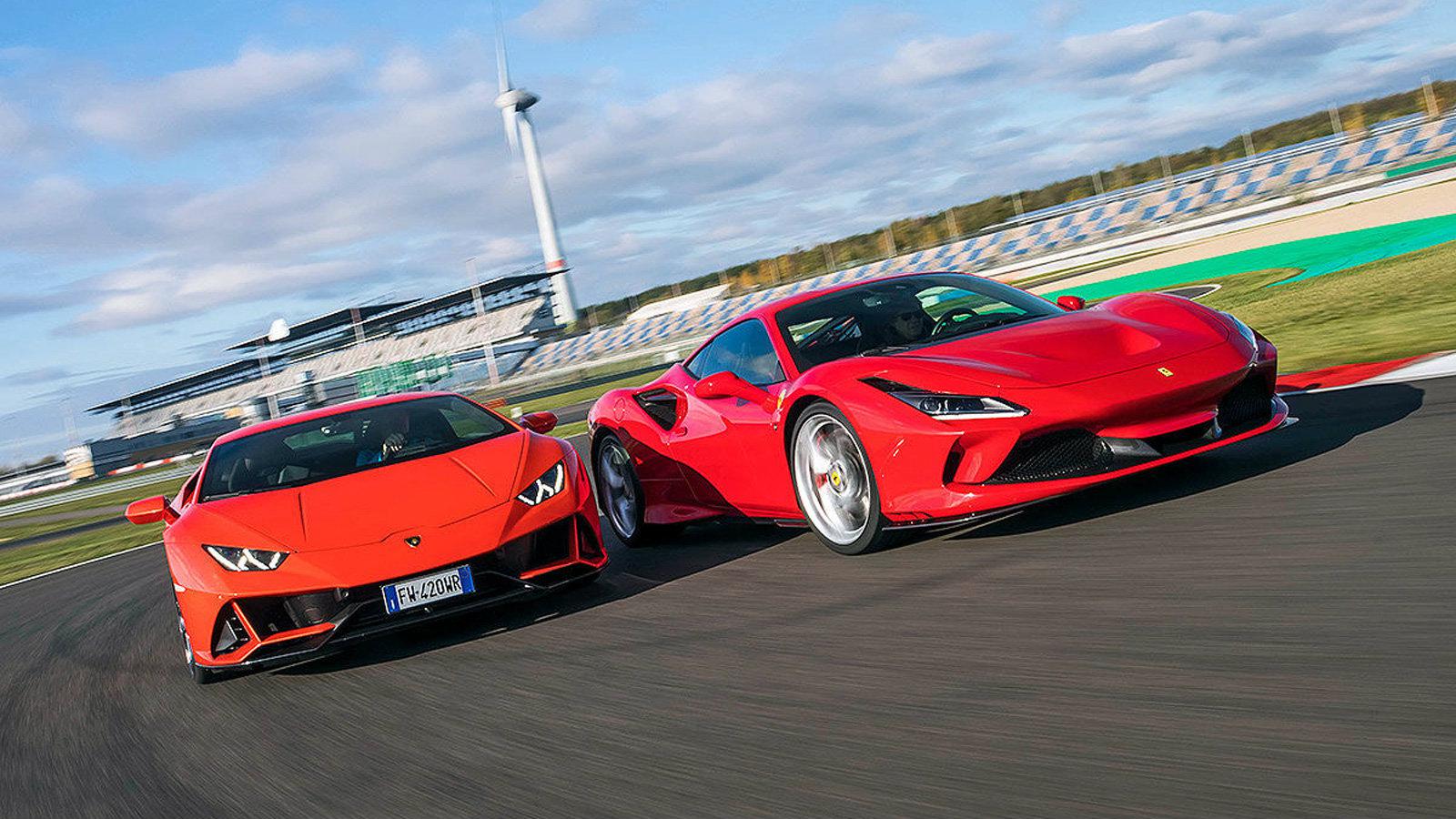 Ferrari F8 Tributo vs Lamborghini Huracán Evo