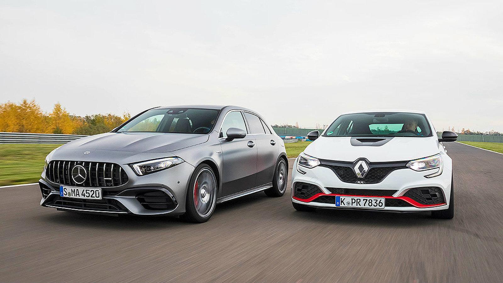 Renault Megane RS Trophy-R vs Mercedes-AMG A 45 S