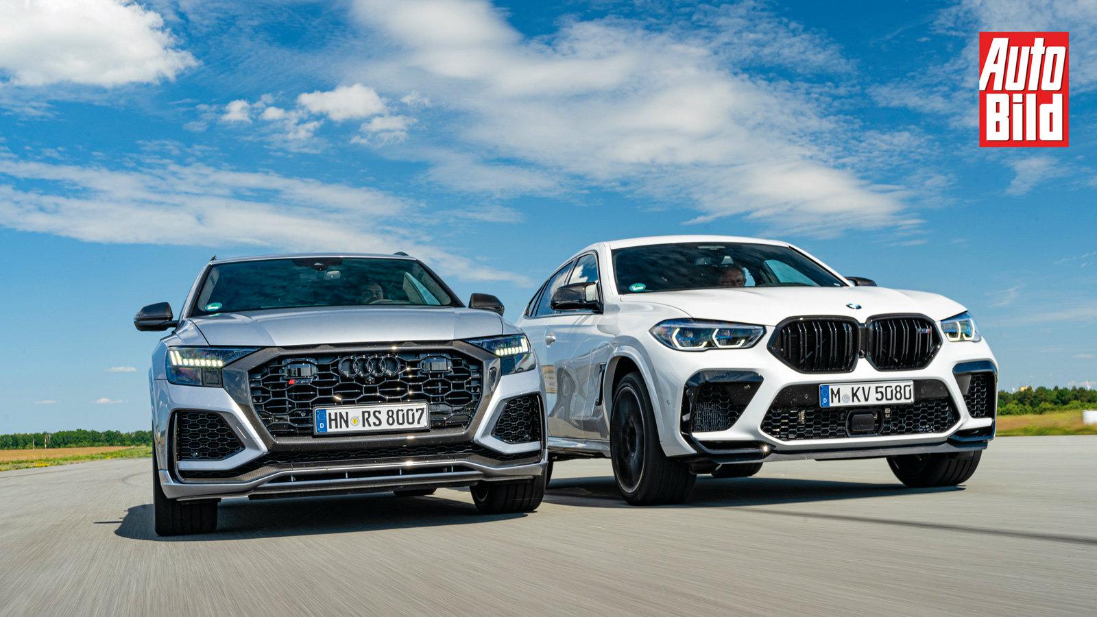 Συγκρίνουμε Audi RS Q8 με BMW X6 M Competition