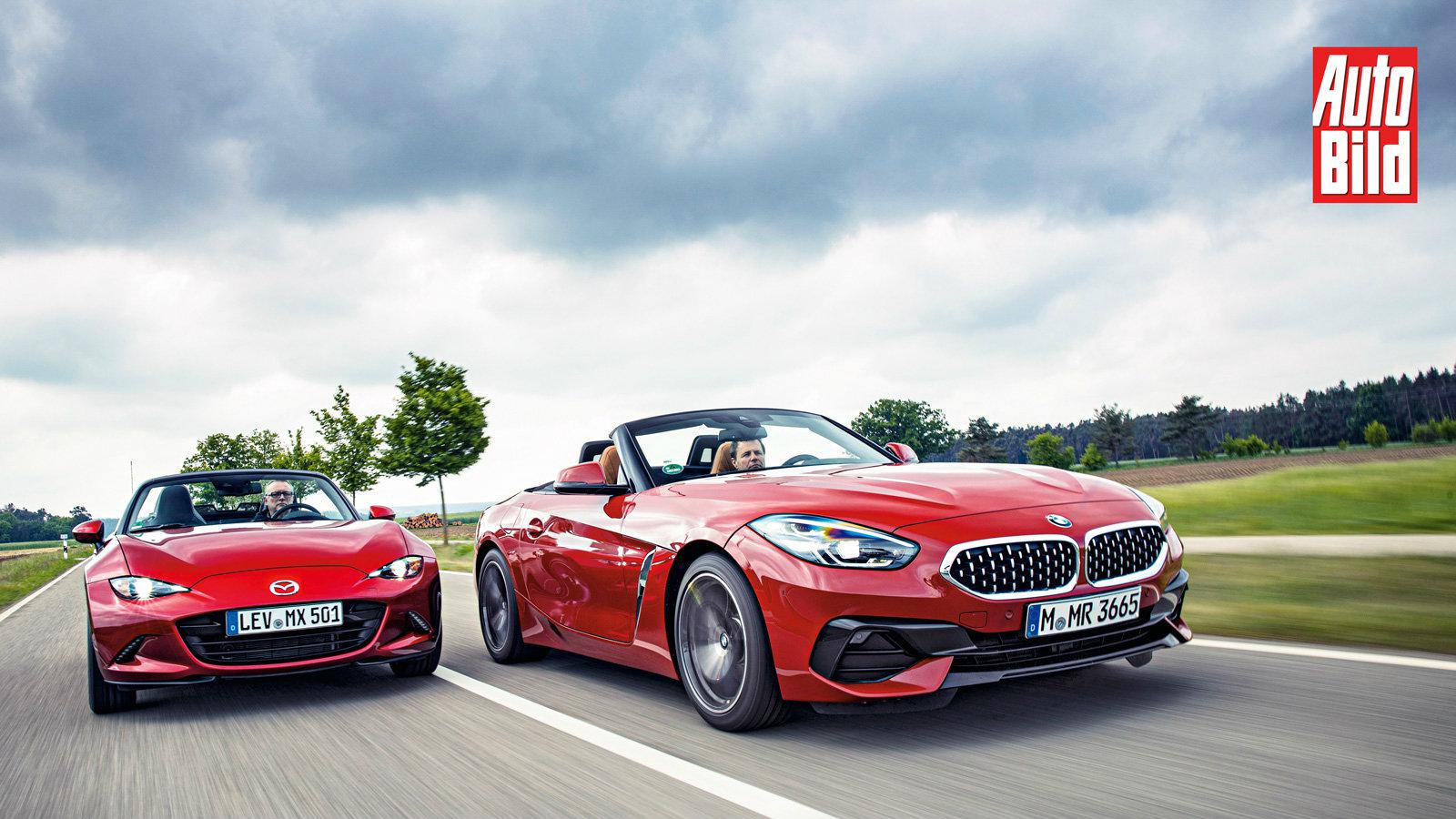 Συγκρίνουμε Mazda MX-5 με BMW Z4