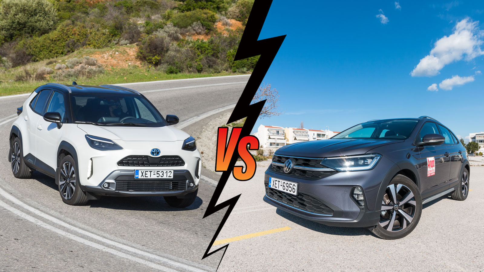 Toyota Yaris Cross 116ps Hybrid VS VW Taigo 110ps Automatic Συγκριτικό