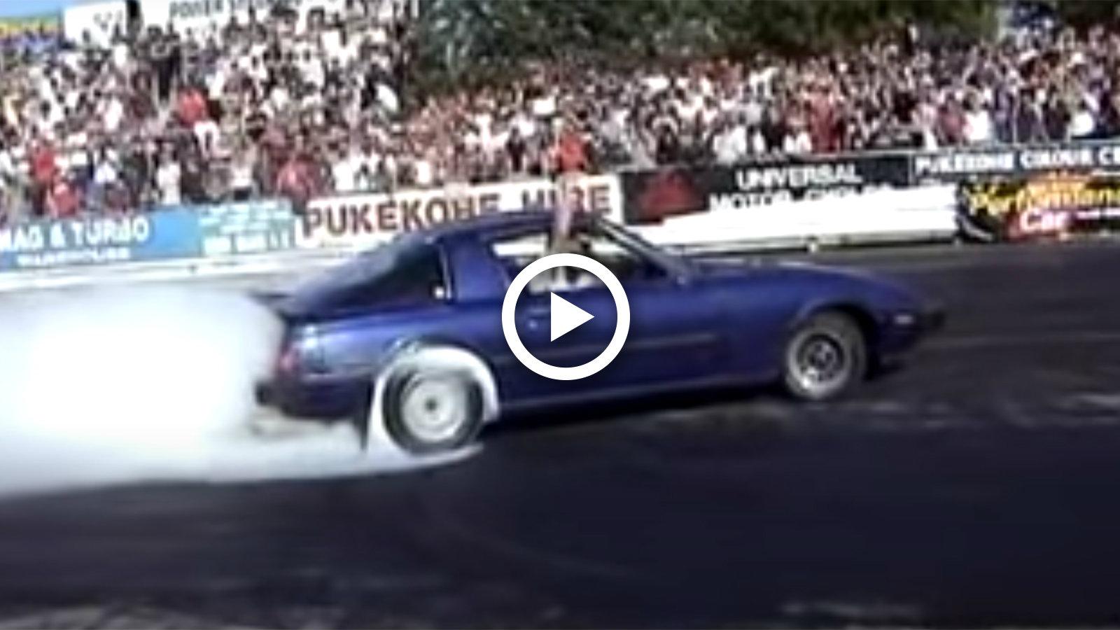 VIDEO: Κινητήρας από Mazda RX7 «σκάει» επί το έργον