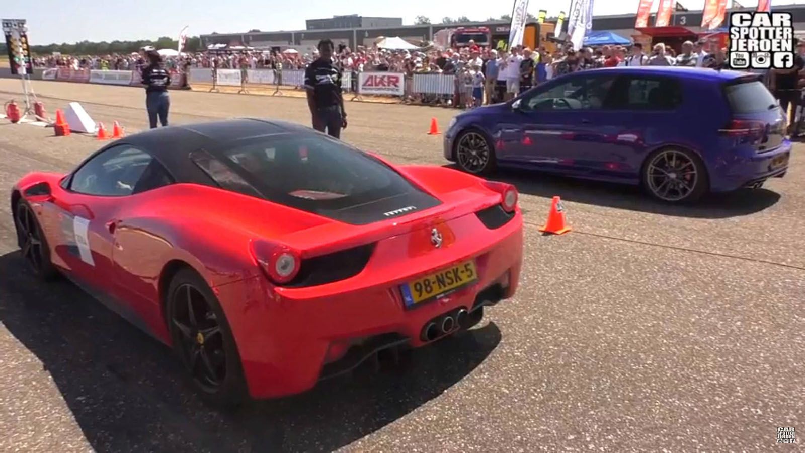 Τι να «κλάσει» μια Ferrari όταν έχεις αγοράσει ένα Golf? [video]