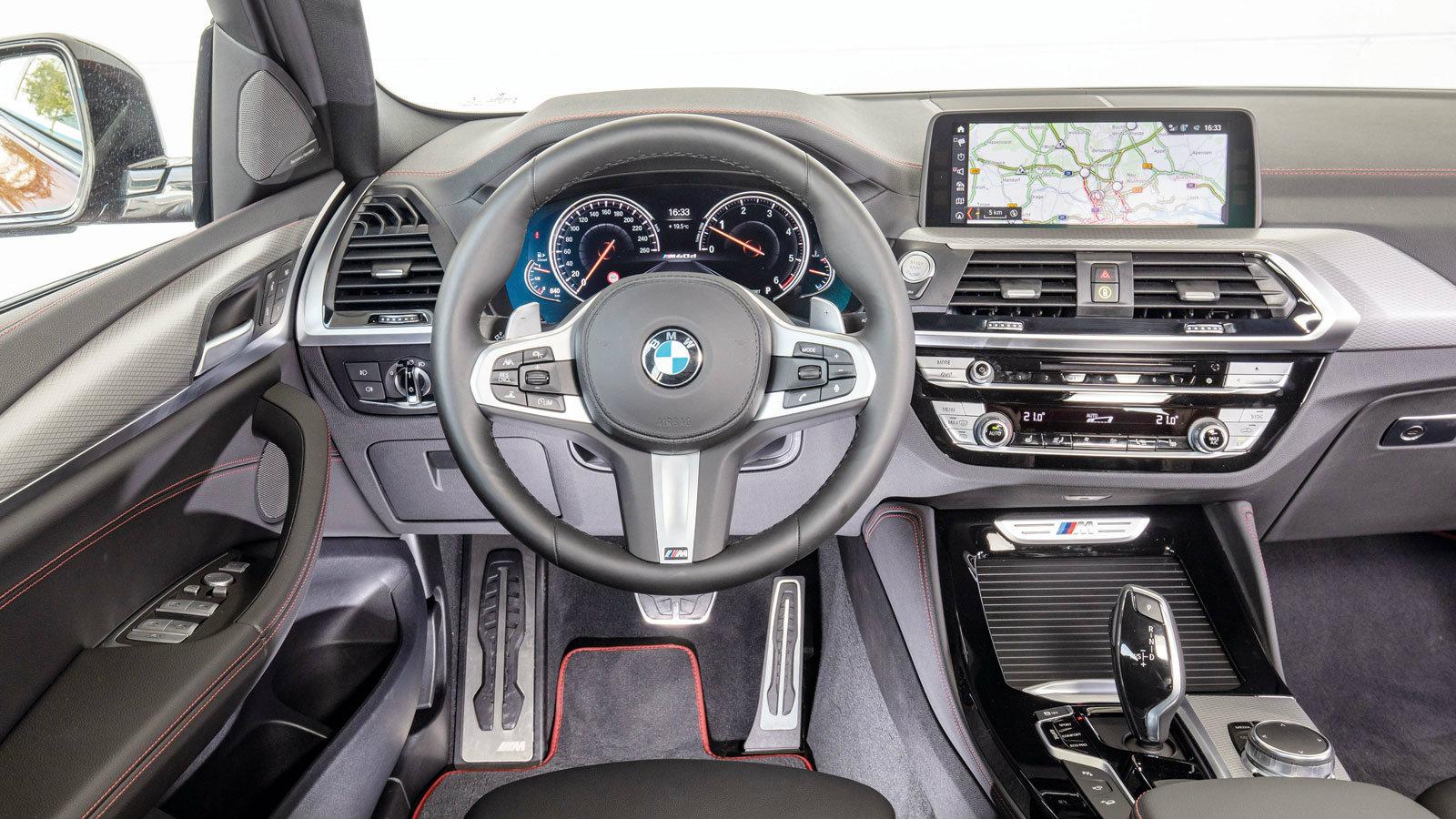 Απίστευτα σαφές και εύχρηστο το Cockpit και της νέας Χ4. Απλά BMW