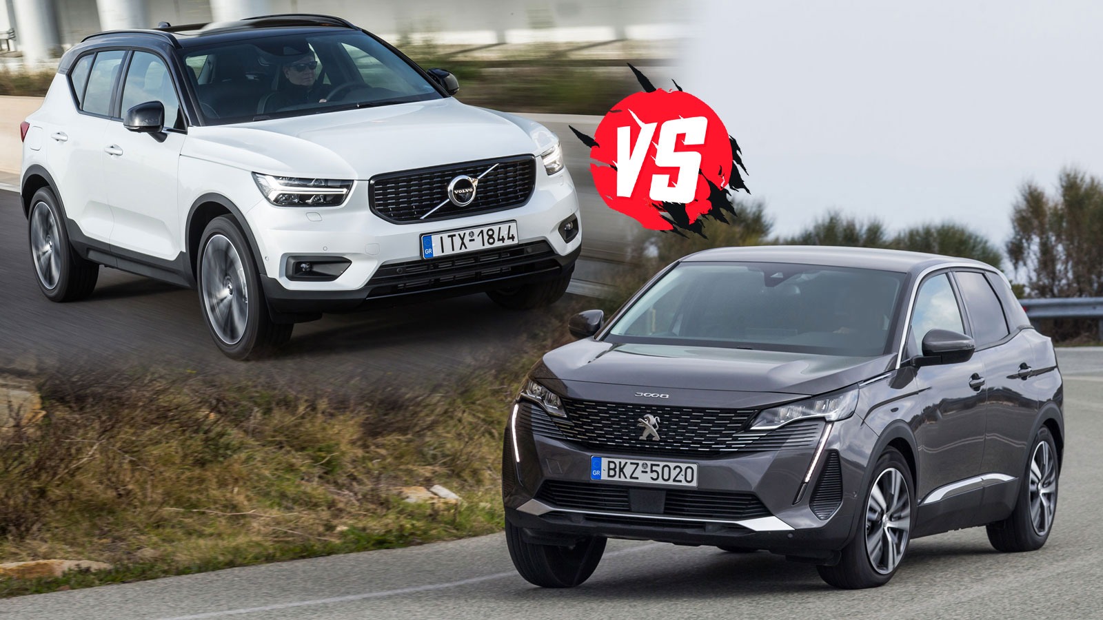 Συγκριτικό: Peugeot 3008 VS Volvo XC40 