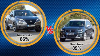 Nissan Juke 114 PS VS Seat Arona 110 PS Συγκριτικό