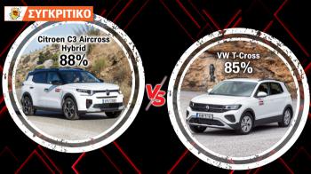 Citroen C3 Aircross Hybrid 145 PS VS VW T-Cross 116 PS
