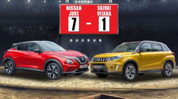 Το υβριδικό Juke κερδίζει το αντίστοιχο Vitara