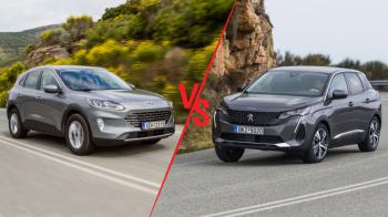 Ford Kuga 150ps VS Peugeot 3008 Συγκριτικό