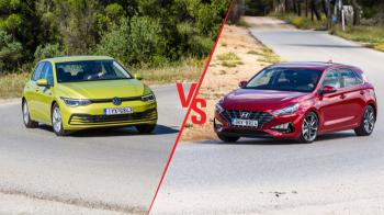 Hyundai i30 120ps VS Volkswagen Golf 130ps Συγκριτικό