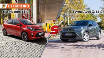 Kia Picanto VS Toyota Aygo X Συγκριτικό