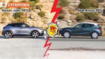 Nissan Juke 114ps VS Seat Arona 110ps Συγκριτικό