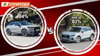 DS DS 3 Hybrid 136 PS VS Audi Q2 150 PS