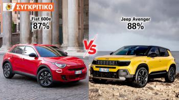 Fiat 600e 156 PS VS Jeep Avenger 156 PS
