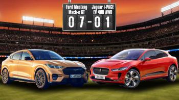 Συγκρίνουμε Ford Mustang Mach-e GT με τη Jaguar i-PACE EV 400 AWD 