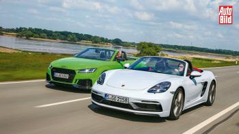 Συγκρίνουμε το Audi TT RS Roadster με Porsche Boxster GTS 