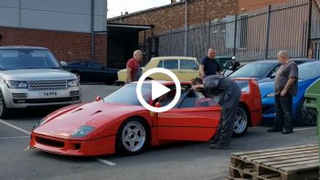 Ferrari F40 σπάει με μια γκαζιά!