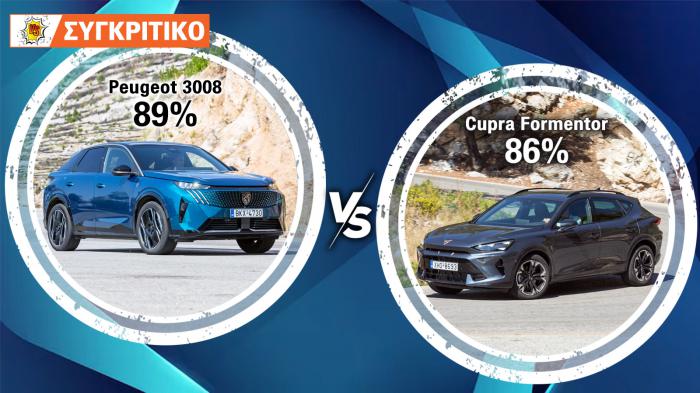 Peugeot 3008 145 PS VS Cupra Formentor 150 PS