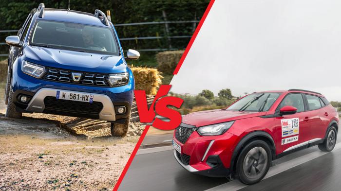 Dacia Duster VS Peugeot 2008: Diesel SUV στα ίδια λεφτά 