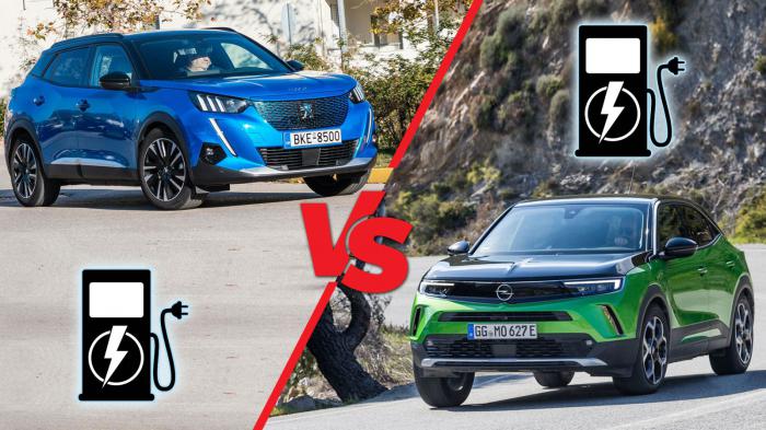 Opel Mokka-e VS Peugeot e-2008: Ποιο ηλεκτρικό SUV να πάρω; 