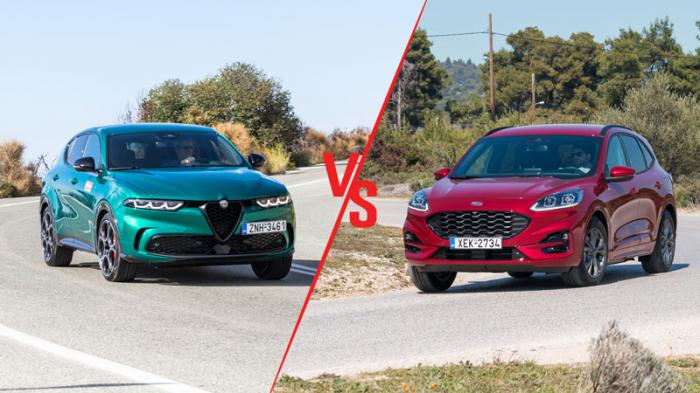 Ford Kuga Automatic 225ps VS Alfa Romeo Tonale  Automatic 160ps Συγκριτικό