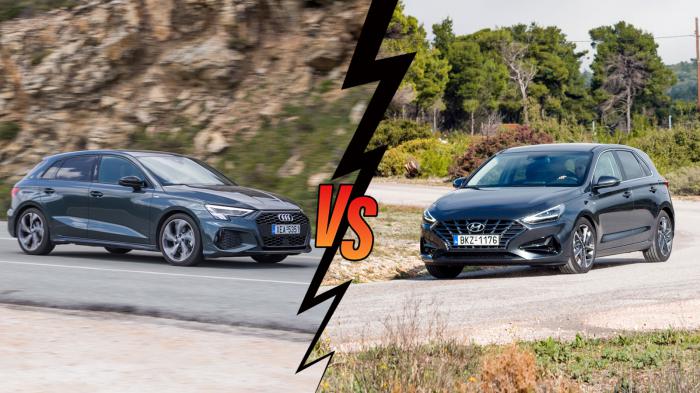 Audi A3 Sportback VS Hyundai I30 Συγκριτικό