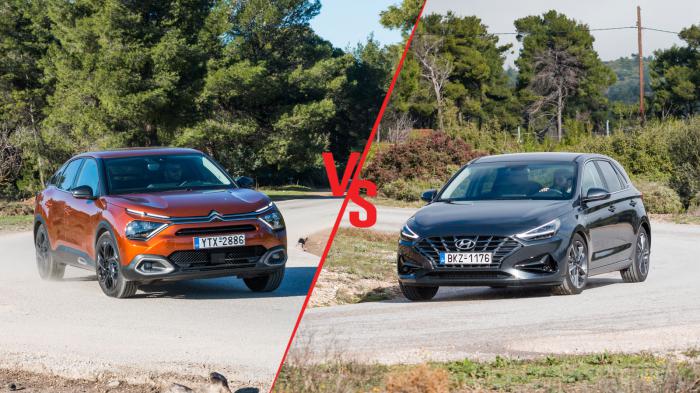 Citroen C4 C-cross Autom. 130ps VS Hyundai I30 Automatic 120ps Συγκριτικό