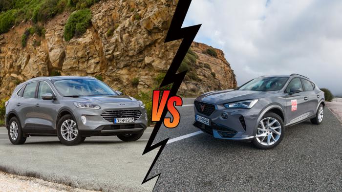 Cupra Formentor Automatic 150ps VS Ford Kuga 150ps Συγκριτικό