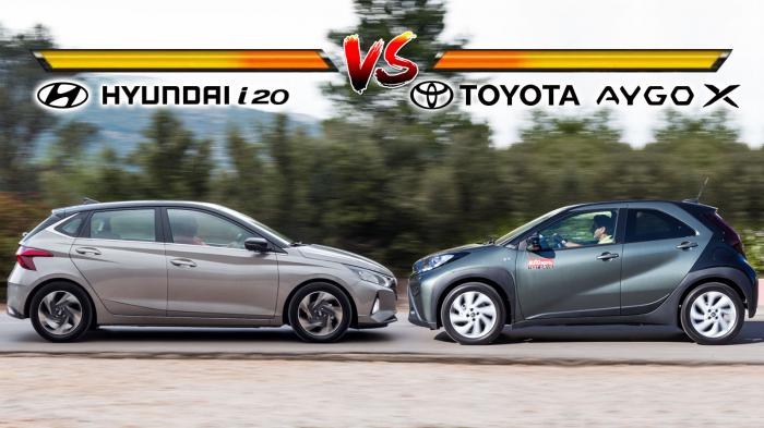 Hyundai I20 VS Toyota Aygo X Συγκριτικό