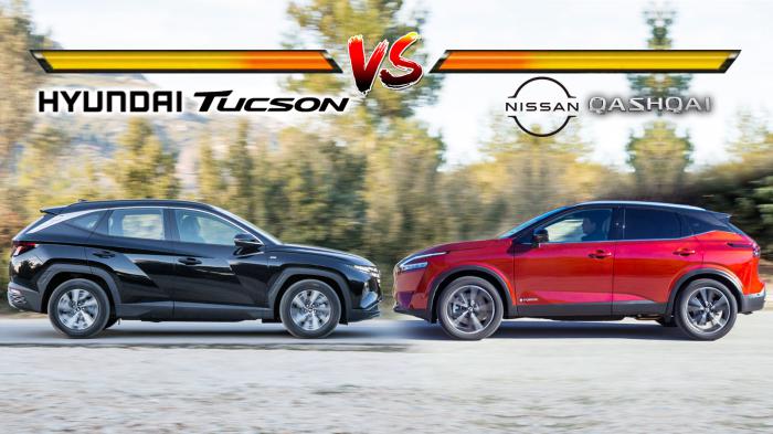 HYUNDAI TUCSON VS NISSAN QASHQAI Συγκριτικό