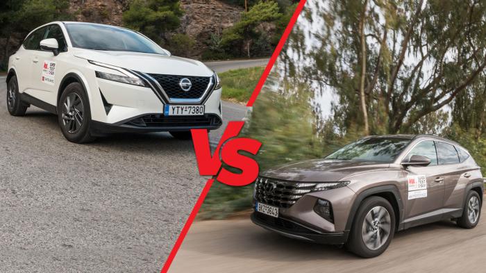 Hyundai Tucson VS Nissan Qashqai