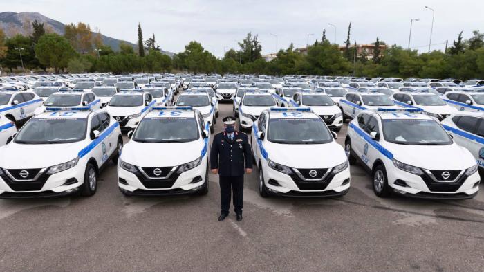 Ενίσχυση του στόλου της Ελληνικής Αστυνομίας με Nissan QASHQAI 