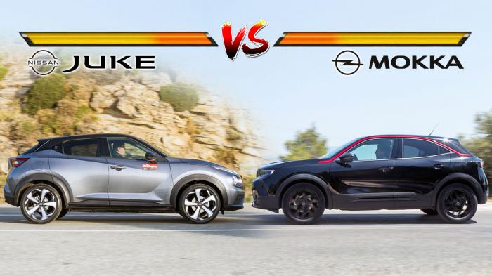 NISSAN JUKE VS OPEL MOKKA Συγκριτικό