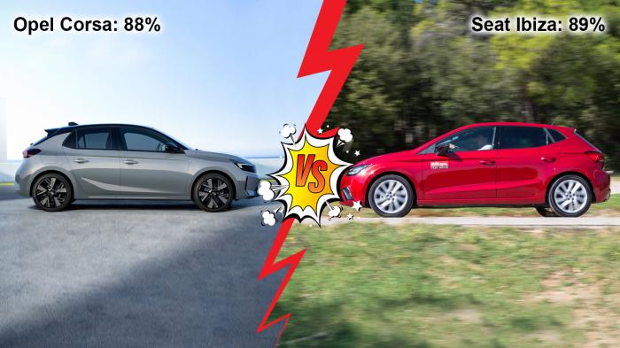 Opel Corsa VS Seat Ibiza 110ps Συγκριτικό