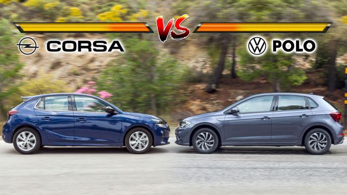Opel Corsa VS Volkswagen Polo Συγκριτικό