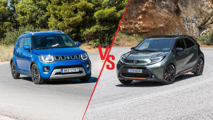 Suzuki Ignis VS Toyota Aygo X Συγκριτικό