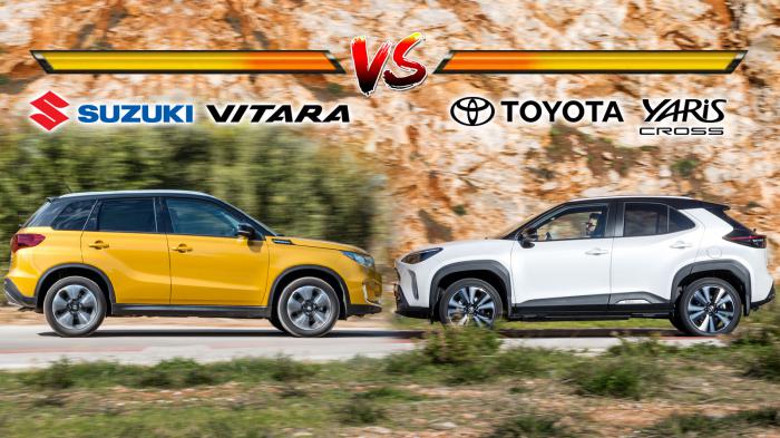 Suzuki Vitara VS Toyota Yaris Cross Συγκριτικό