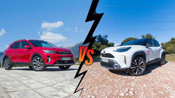 Toyota Yaris Cross 116ps Hybrid VS Kia Stonic 120ps Automatic Συγκριτικό