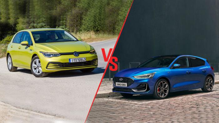 Volkswagen Golf Automatic 110ps VS Ford Focus 155ps Συγκριτικό