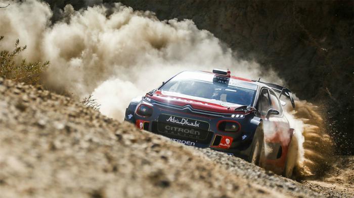 O Loeb στον αγώνα του WRC στο Μεξικό.