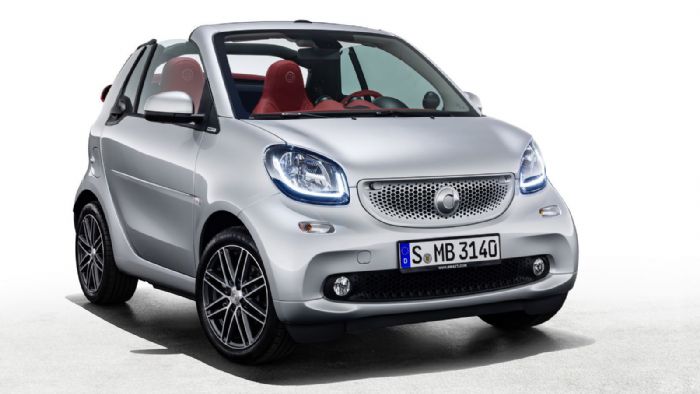 Νέες εκδόσεις των fortwo και forfour ανακοίνωσε η smart.
