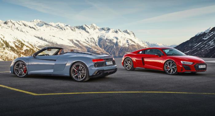  Audi R8 V10 Performance RWD:  570 