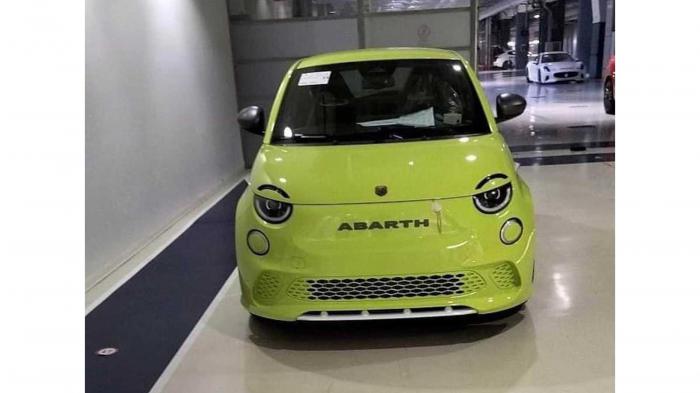 Abarth 595e: Οι πρώτες φωτογραφίες Abarth 595e: Οι πρώτες φωτογραφίες