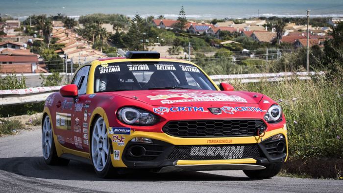 Τα αυτοκίνητα Abarth 124 rally συμμετείχαν σε τρεις Ευρωπαϊκούς αγώνες.