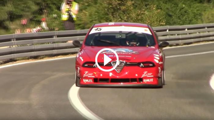 Alfa Romeo 156 βαράει 9αρες και «στοιχειώνει» τα βουνά [video]