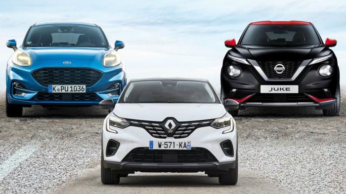 Puma vs Juke vs Captur: Ποιο είναι το πιο ευρύχωρο;