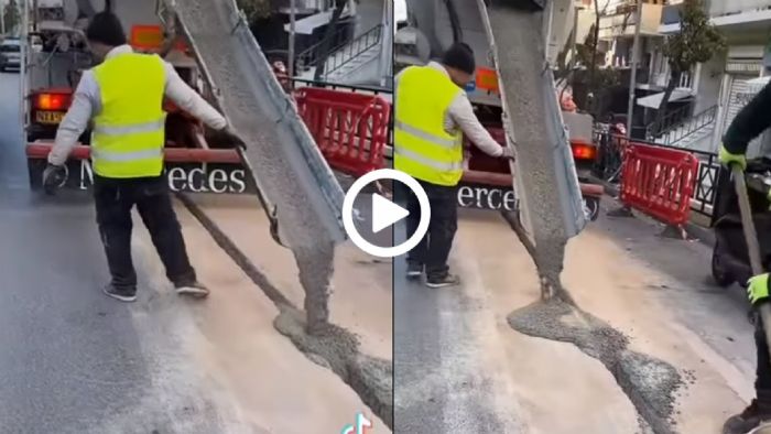 Έτσι επισκευάζουν τους δρόμους στην Ελλάδα [video]