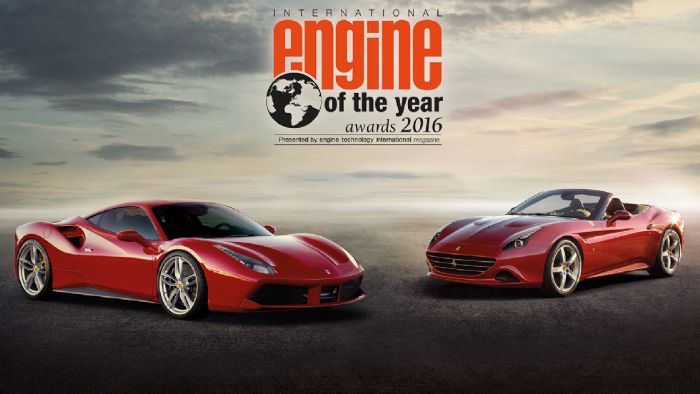 Η Ferrari κατέκτησε πλειάδα τίτλων στον διαγωνισμό International Engine of the Year, ανάμεσά τους και αυτόν του καλύτερου κινητήρα της χρονιάς με το 670 ίππων biturbo V8 σύνολο των 3,9 λίτρων.