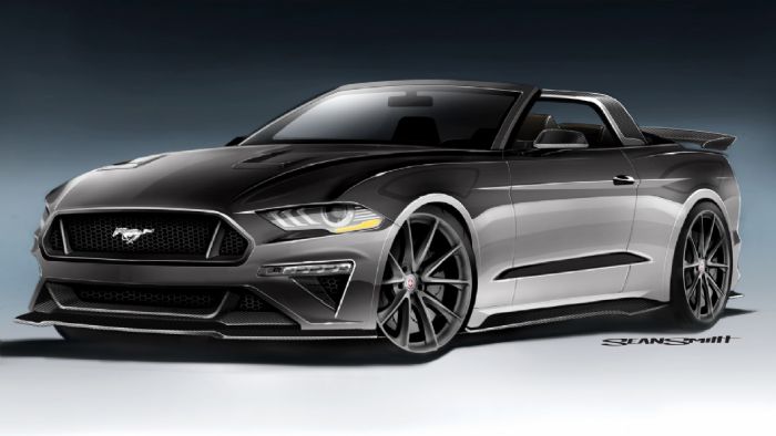       Mustang      Ford   SEMA   .     Ford Mustang GT Convertible by Speedkore Performance Group.
